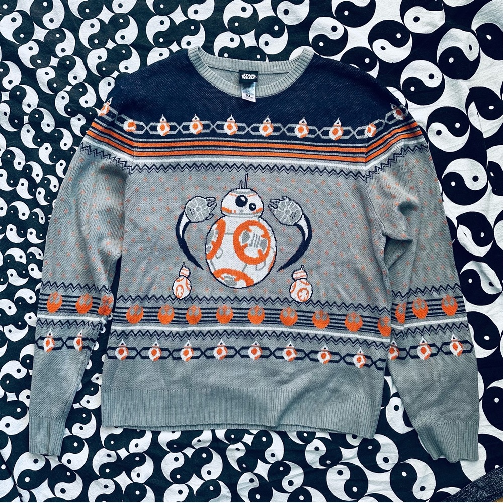 Star Wars BB-8 Sweater Mens XL